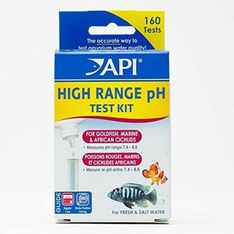 API High Range pH Test Kit for Freshwater and Saltwater Aquariums - API