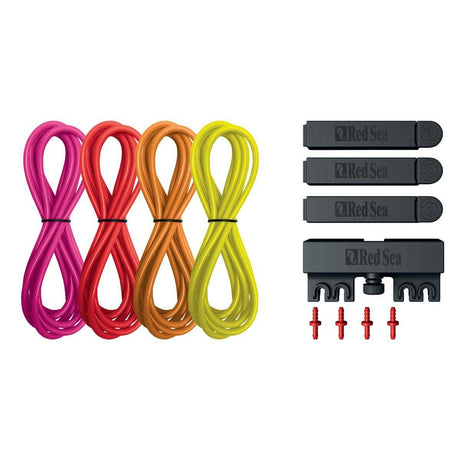 ReefDose Deluxe 4-Color Tubing & Accessories Kit - Red-Yellow Kit - Red Sea - Red Sea