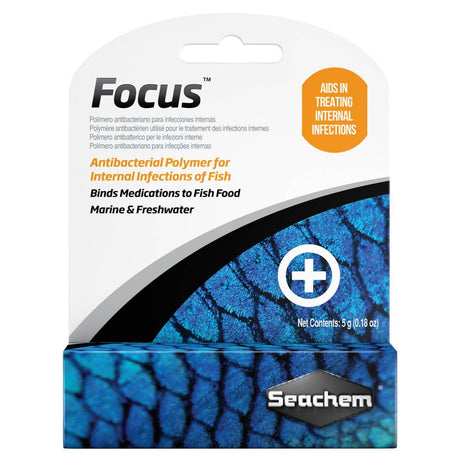 Focus Antibacterial Fish Treatment - 5 gm (0.2 oz) - Seachem - Seachem