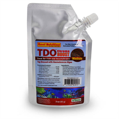 TDO-C2 Chroma BOOST Fish Food - Reef Nutrition - Reef Nutrition