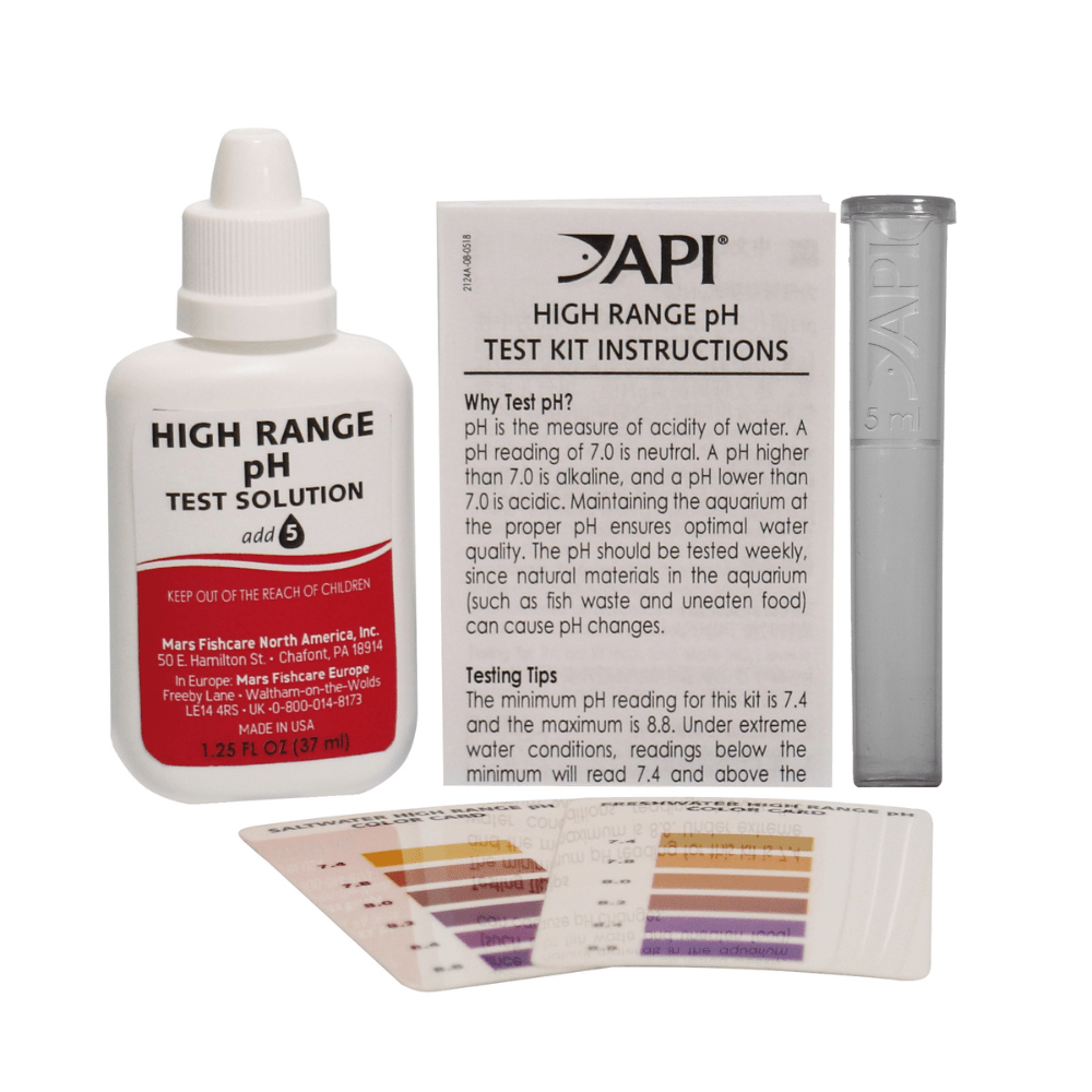 API High Range pH Test Kit for Freshwater and Saltwater Aquariums