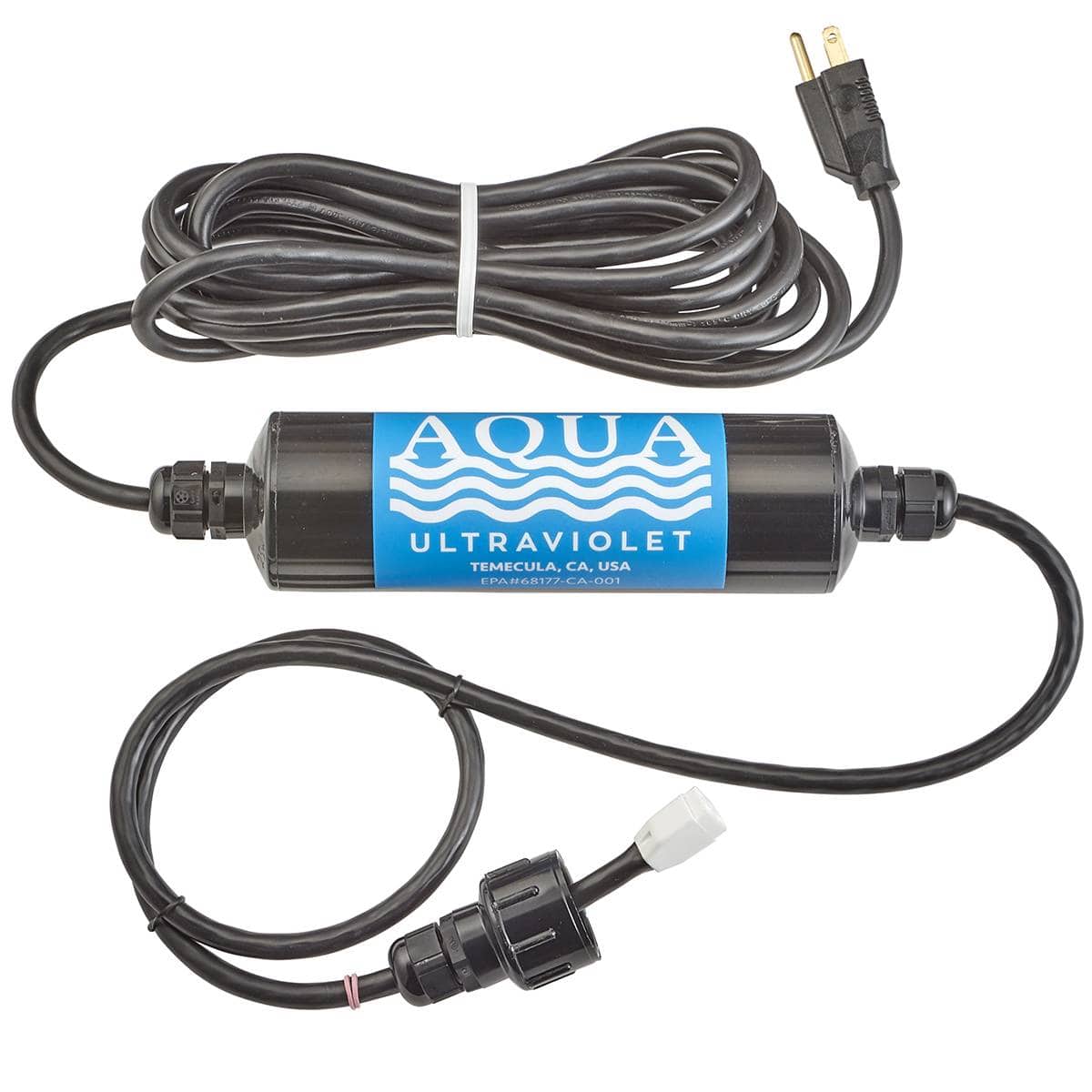 40 Watt Classic UV Sterilizer - Aqua Ultraviolet Black / 3/4"