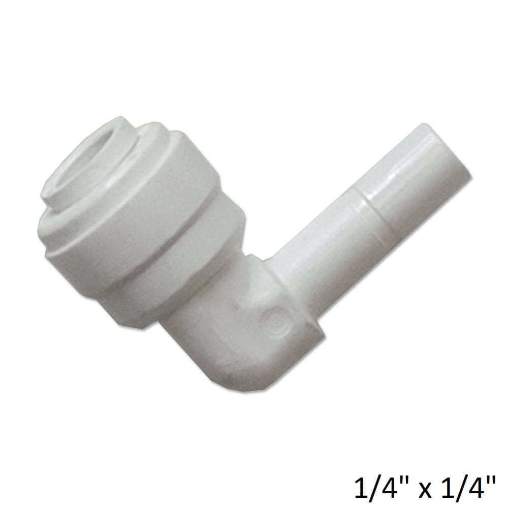90 Degree Elbow - 1/4" Insert To Push