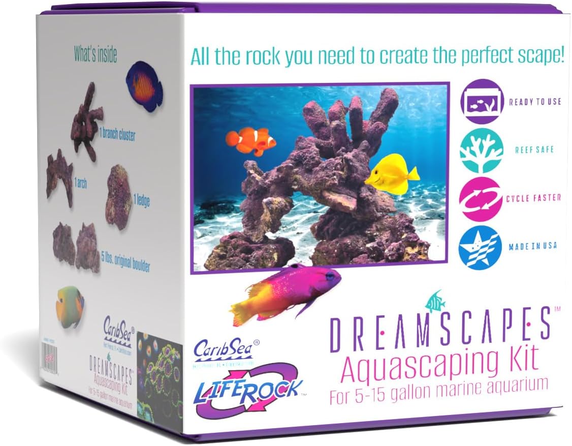 Purple Life Rock - DreamScapes - 5-15 Gal - CaribSea