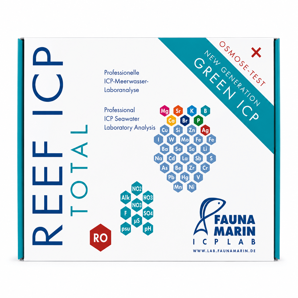 FAUNA MARIN REEF ICP TESTキット 4回分 Reef ICP Total Test - Single Set - Fauna Marin – Top Shelf Aquatics