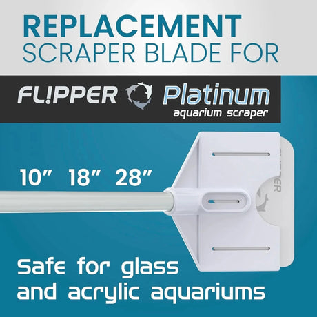 Platinum Algae Scraper Replacement Blades 10 Pack - Flipper