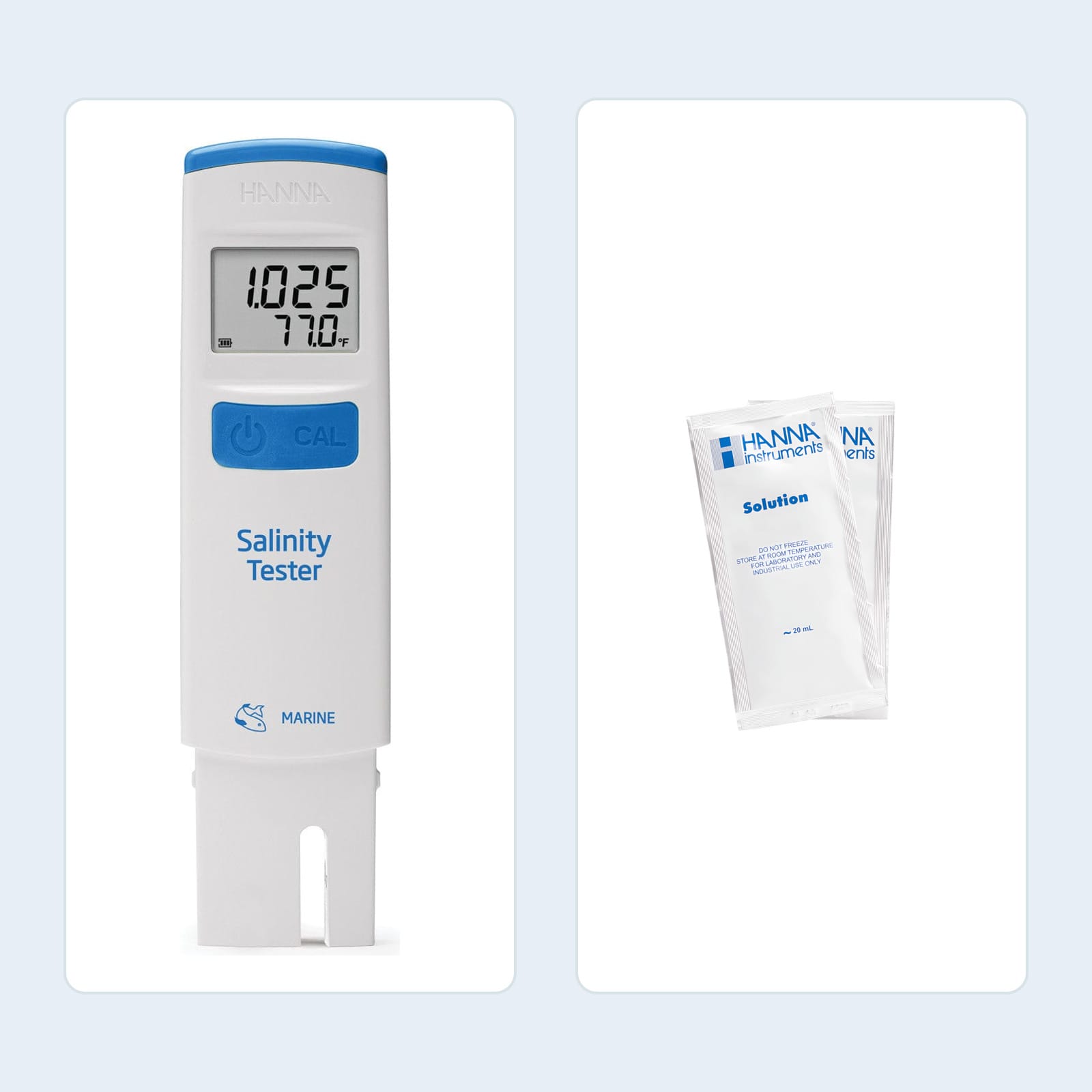 ハンナSalinityTester Marine Salinity Tester + Calibration Bundle - Hanna Instruments