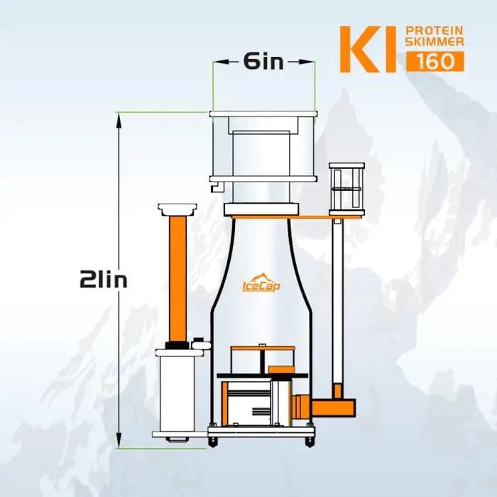 K1-160 In-Sump Protein Skimmer - IceCap