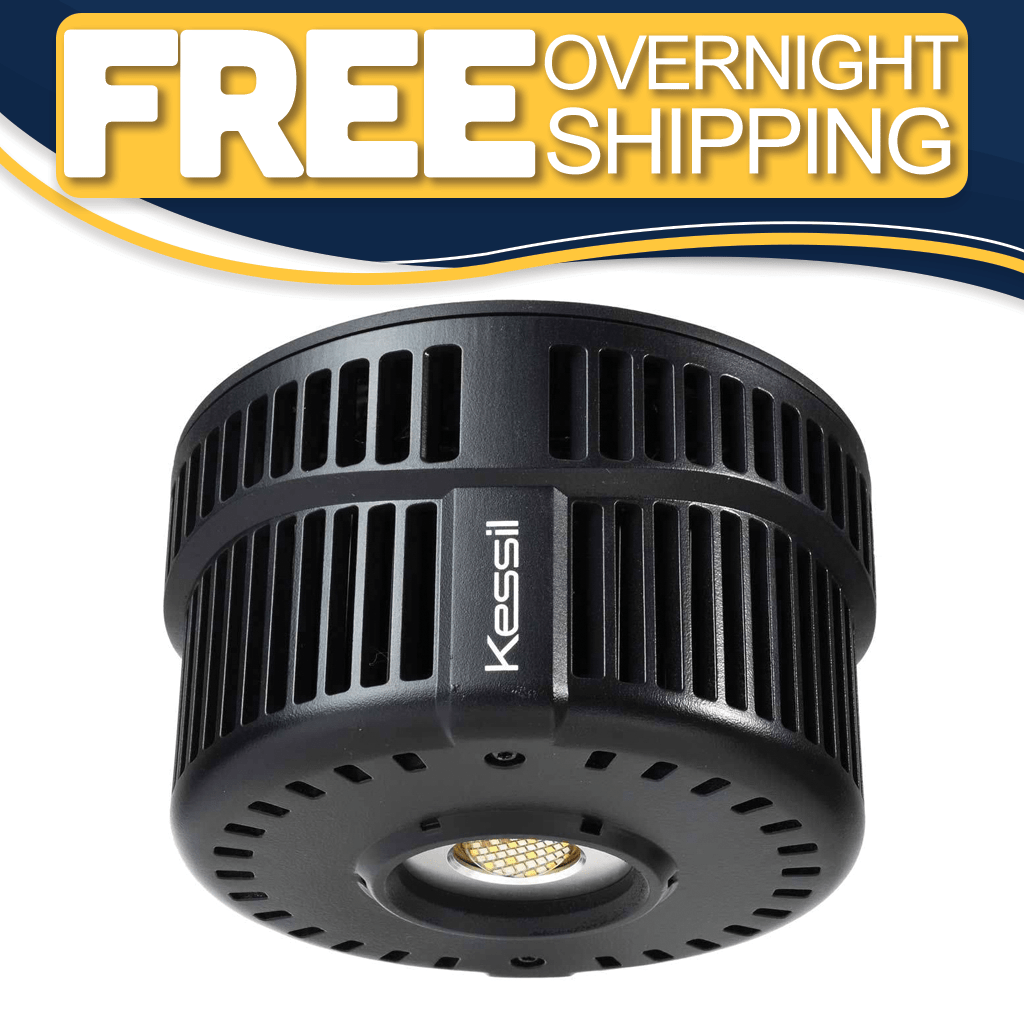 A500X Controllable LED Aquarium Light - Tuna Blue - Kessil – Top