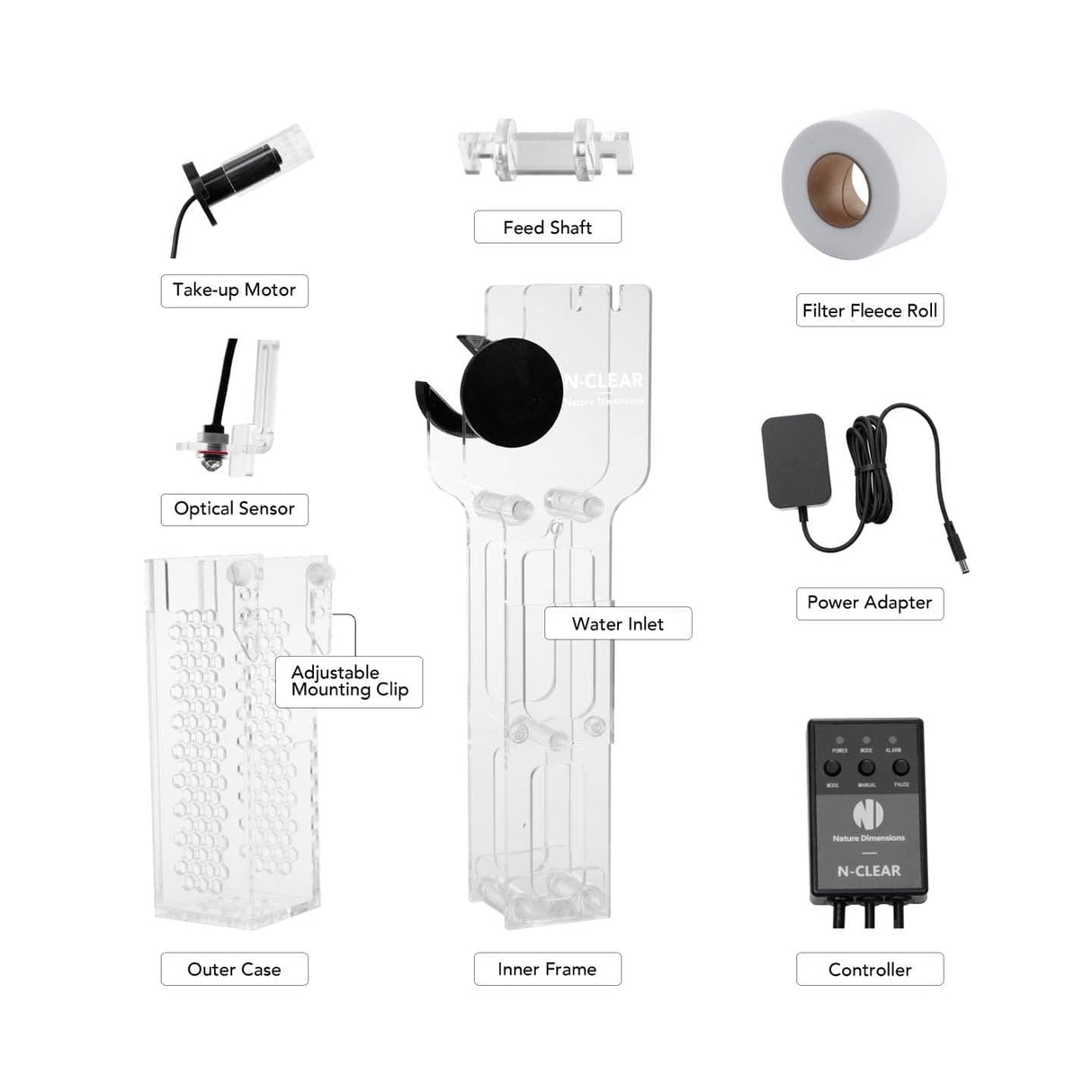 N-Clear Nano Fleece Roller Filter - Nature Dimensions