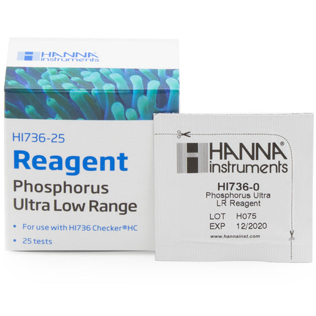 Ultra-Low Range Phosphorus (PPB) - 25 Pack Reagent - Hanna Instruments - Hanna Instruments