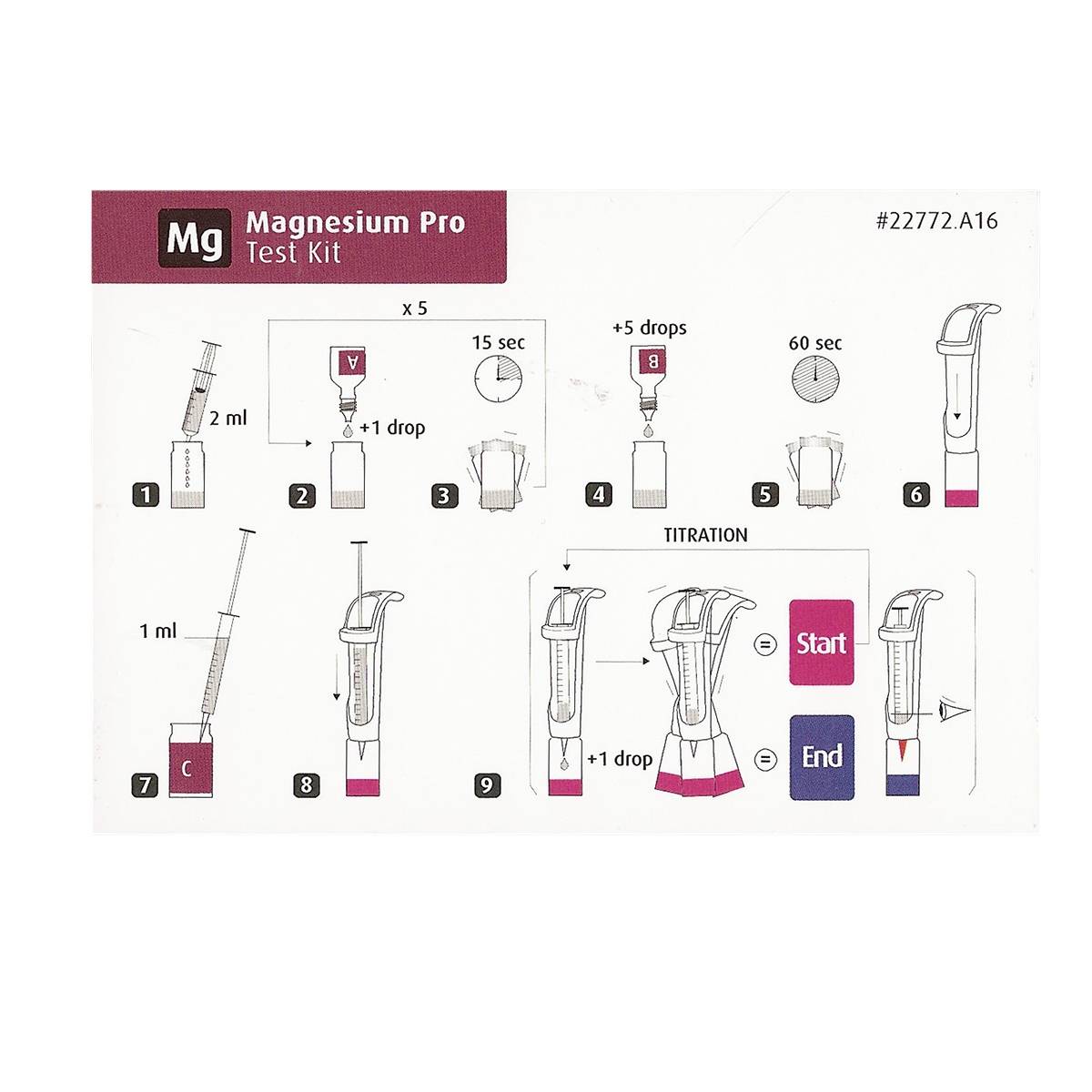 Magnesium Pro Test Kit - Red Sea