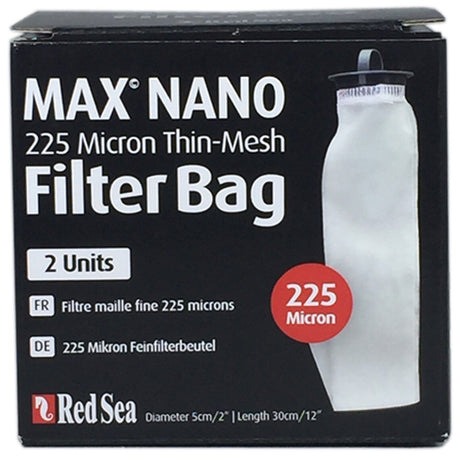 MAX NANO 225 Micron Thin Mesh Filter Bag (2 Units) - Red Sea - Red Sea