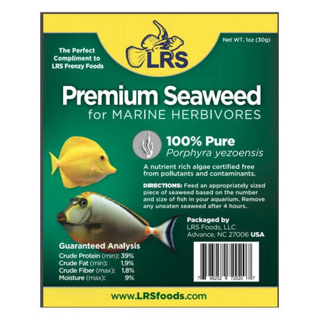 Premium Seaweed - 1oz - LRS - Larry's Reef Services