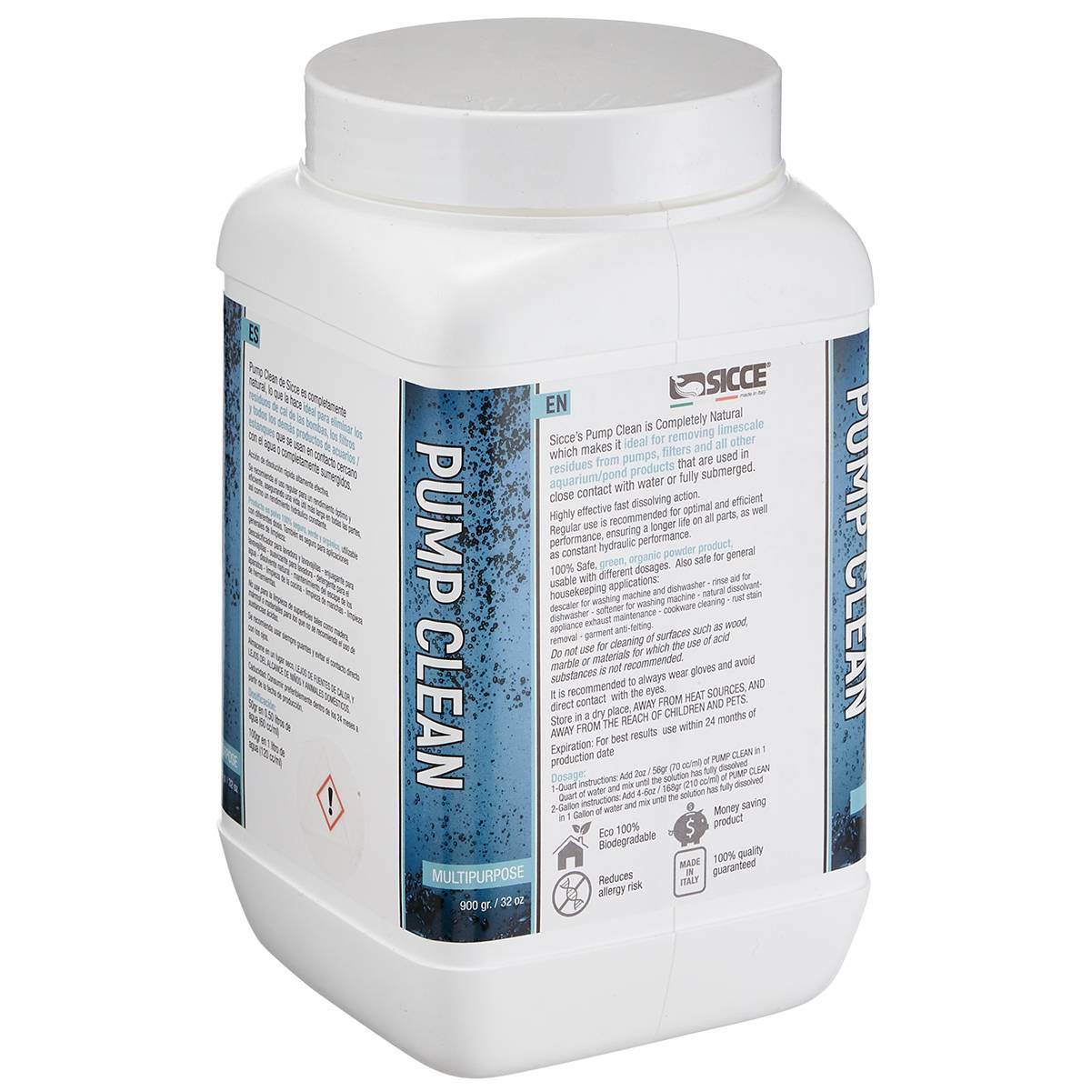 Pump Clean - Aquarium Equipment Cleaner - Sicce