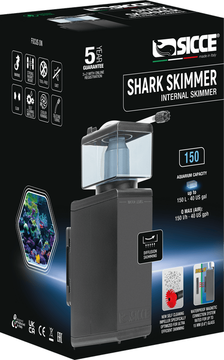 Shark Skimmer 150 Internal Filter - Sicce