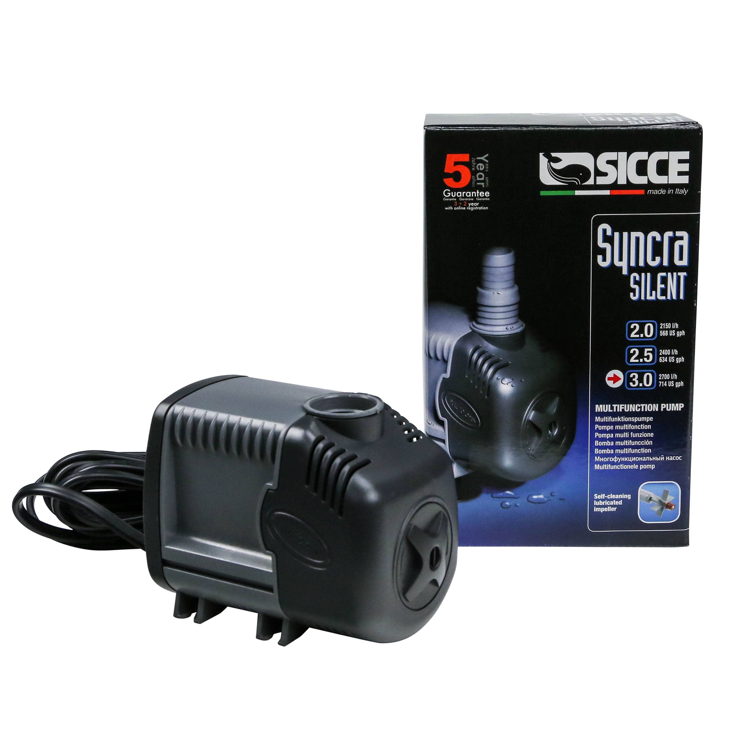 Syncra Silent 3.0 Pump (714 GPH) - Sicce – Top Shelf Aquatics