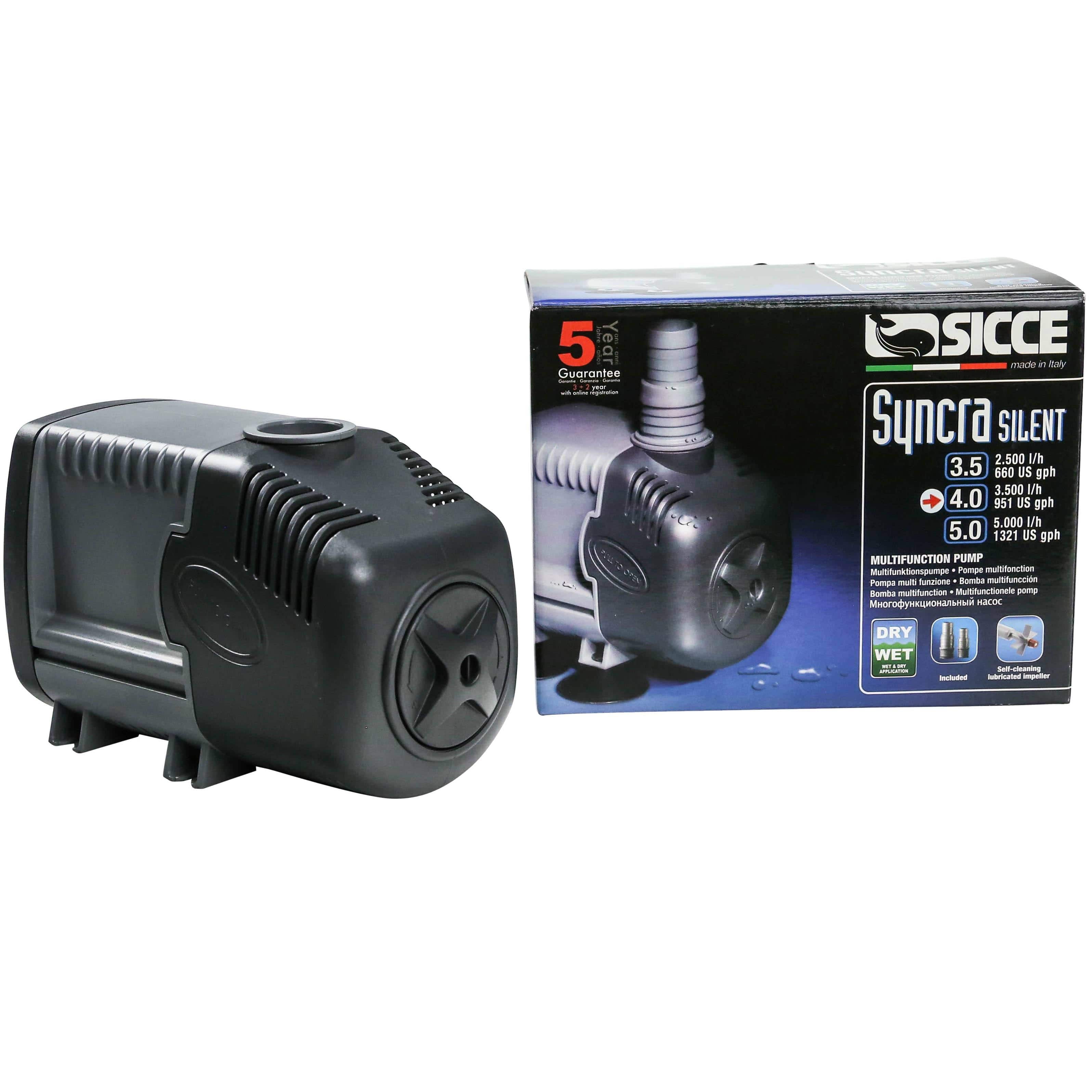 Syncra Silent 4.0 Pump (951 GPH) - Sicce – Top Shelf Aquatics