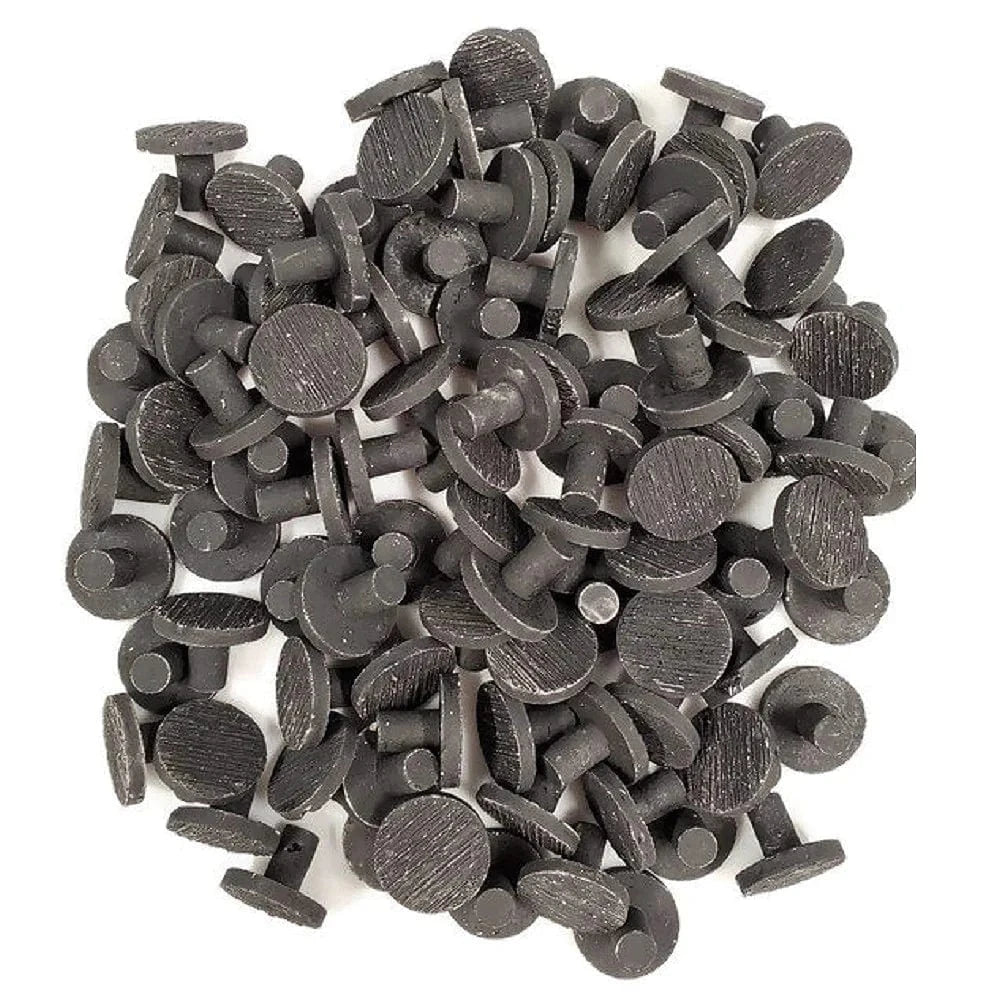 Ceramic Frag Plug - Black Lg 1"