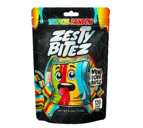 Zesty Bites - Sour Candy Tropical Rainbow