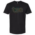 TSA Coral Pattern Outline UV Reactive T-Shirt