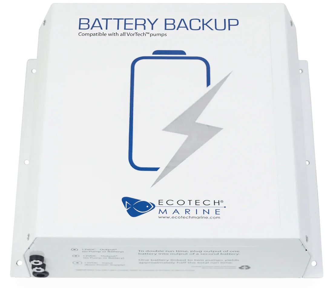 EcoTech VorTech Battery Backup Runtime: What Changes It and How to Test - Top Shelf Aquatics