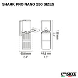 Shark PRO Nano 250 Internal Filter (65 GPH) - Sicce