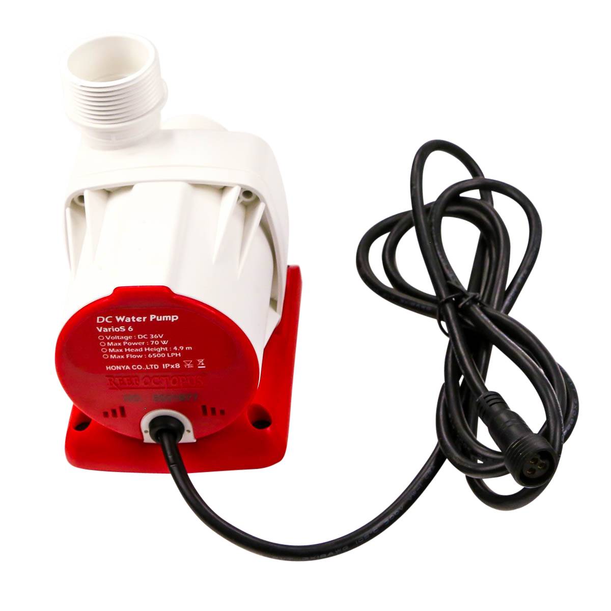 VarioS-6 Controllable DC Pump (1720 GPH) - Reef Octopus – Top