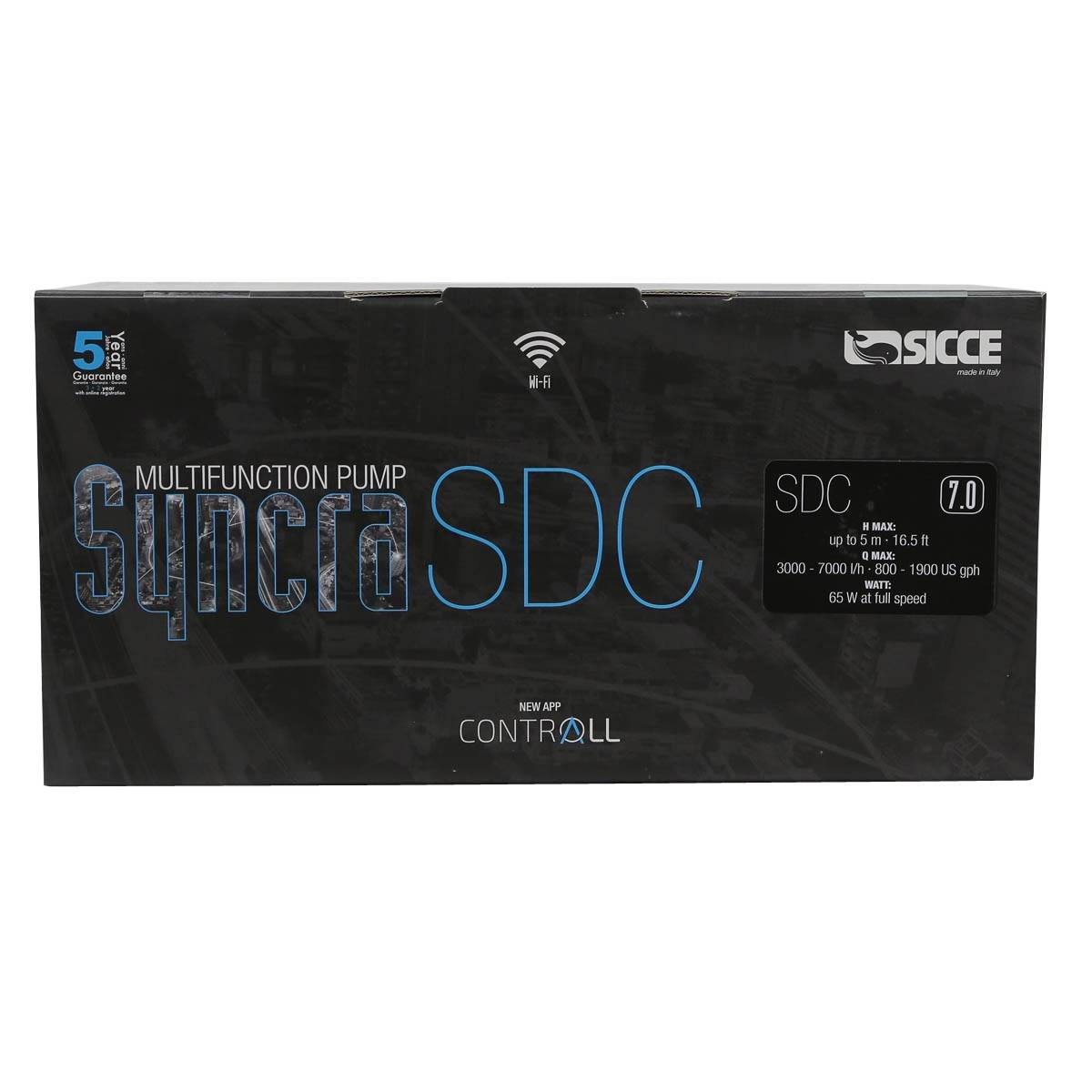 Syncra SDC 7.0 WiFi Controllable Pump (800-1900 GPH) - Sicce