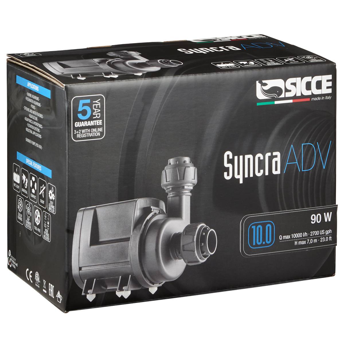 Syncra ADV 10.0 Water Pump - Sicce - Sicce