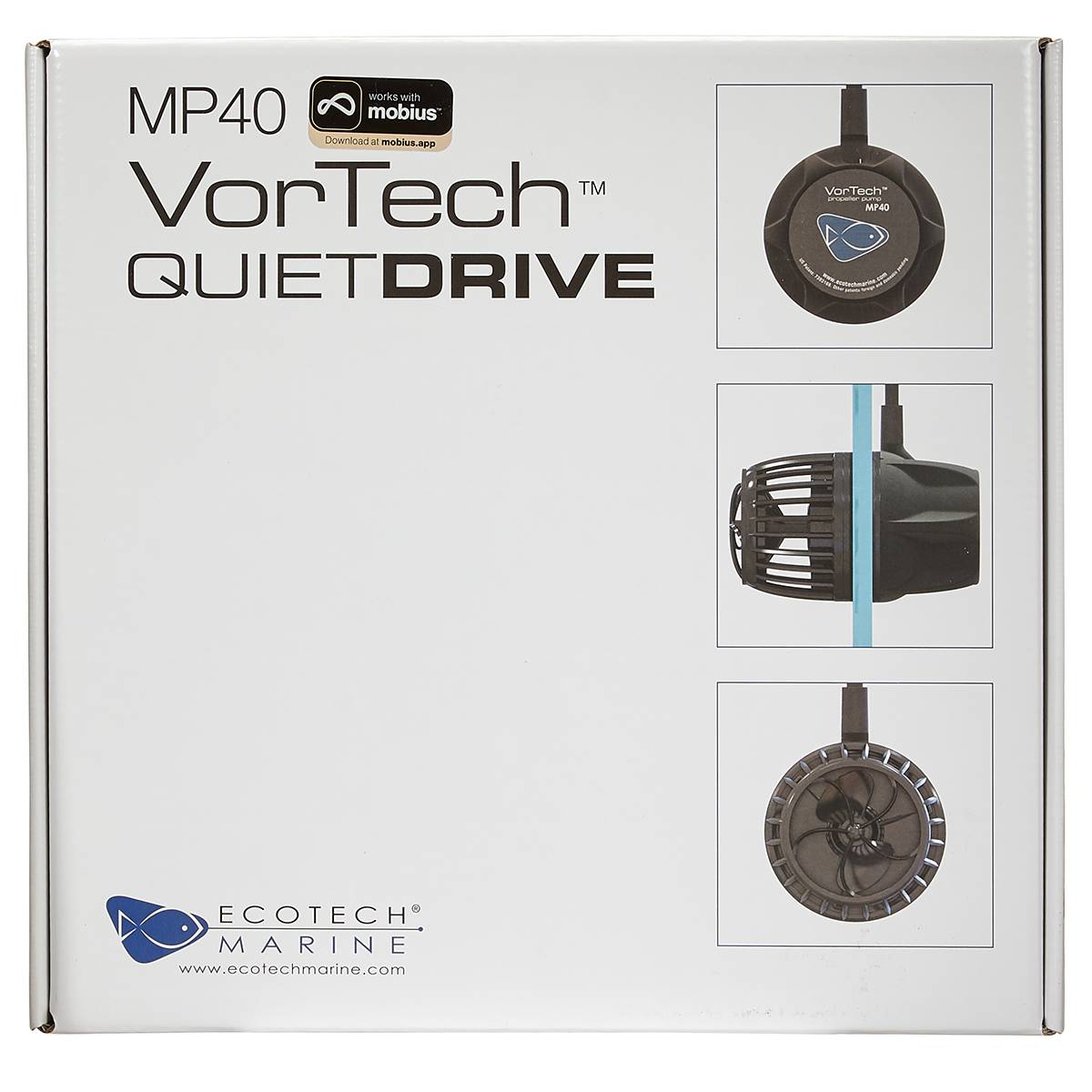 VorTech MP40mQD - Mobius Ready QuietDrive Propeller Pump - EcoTech
