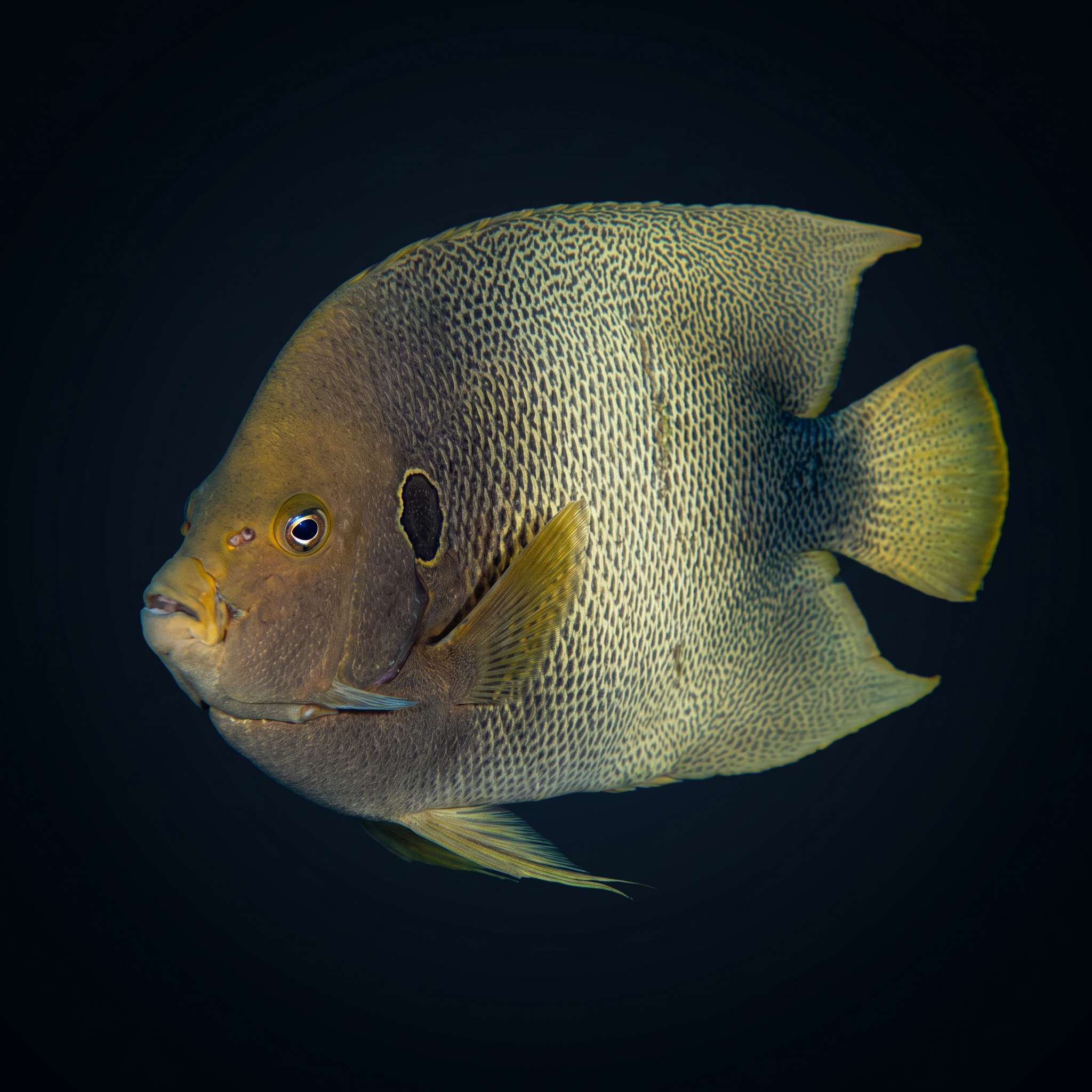 West African Angelfish - Holacanthus africanus