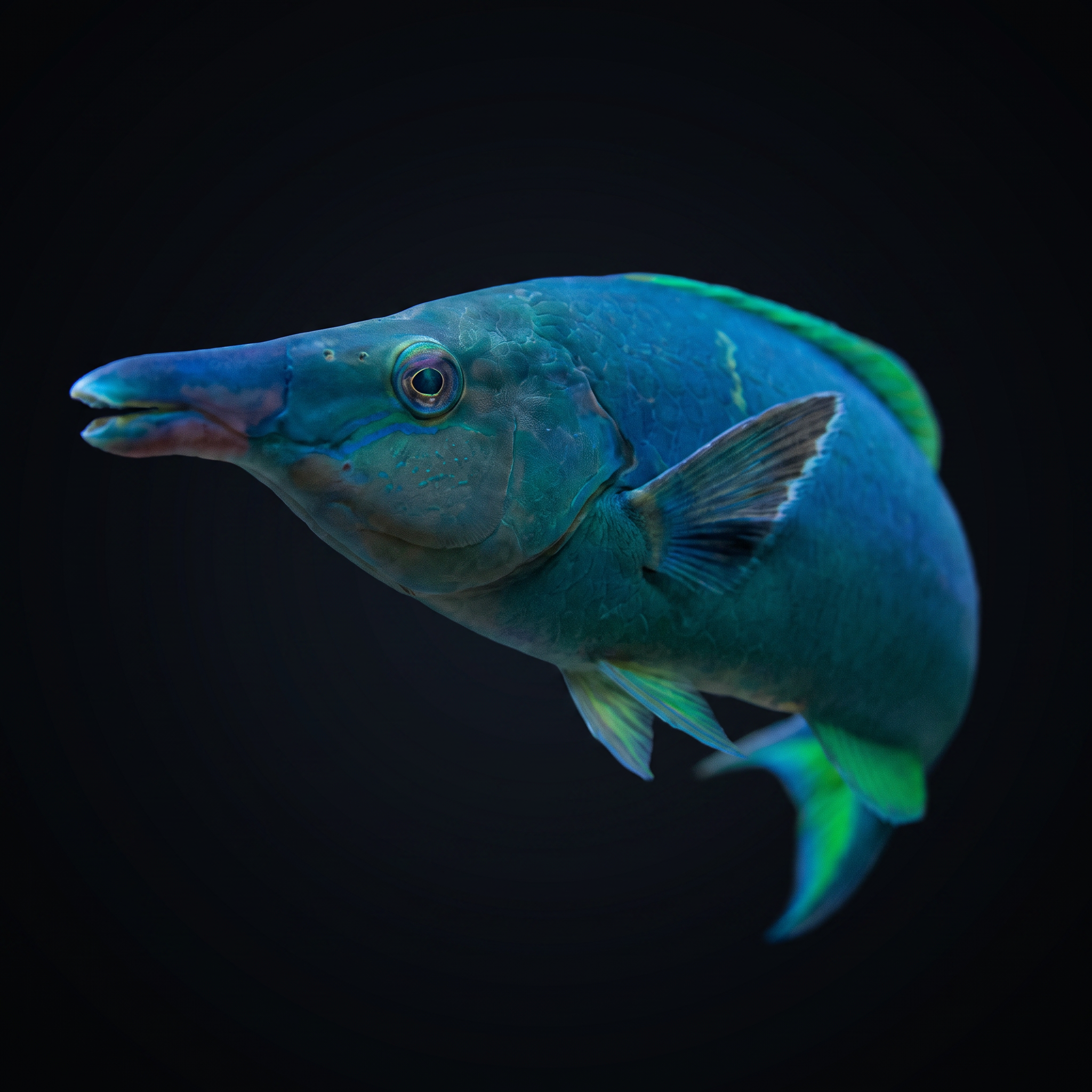 Green Bird Wrasse - Male