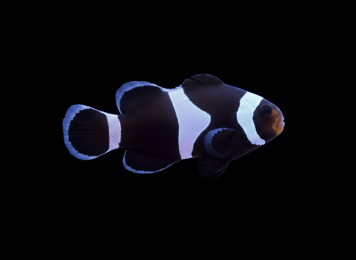 Black Ocellaris Clownfish
