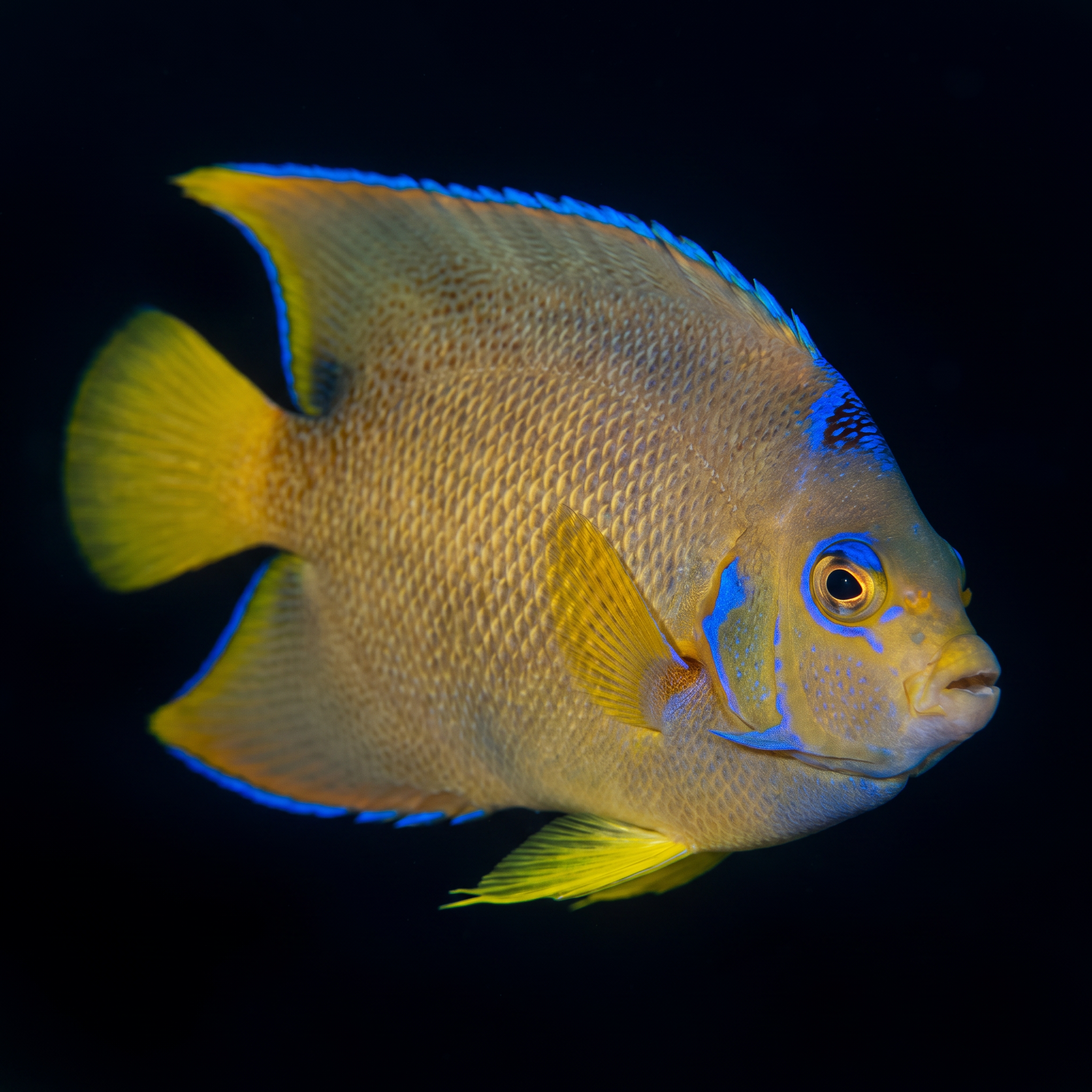 Blue Angelfish - Adult - Holacanthus isabelita