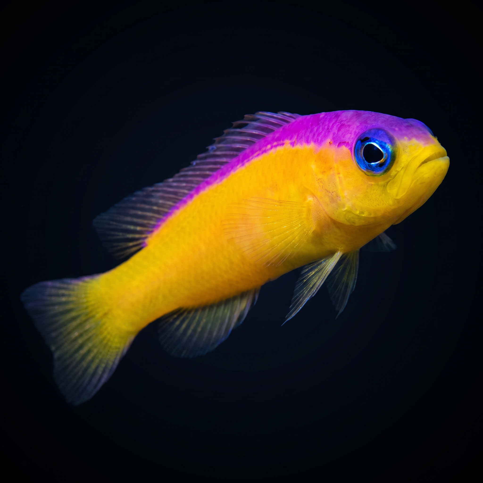 Purple Stripe Dottyback - Pseudochromis diadema
