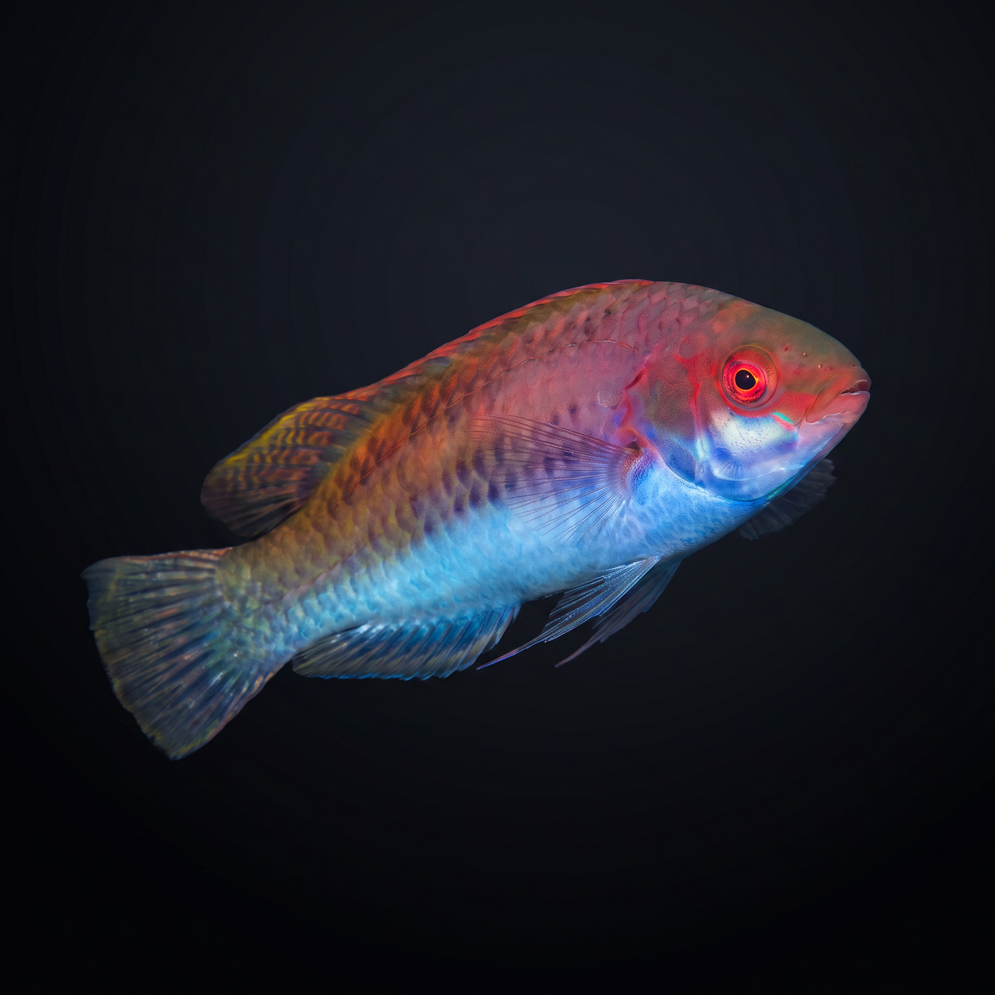 Blueside Fairy Wrasse - Female
