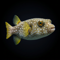 Stars & Stripes Puffer - Arothron hispidus