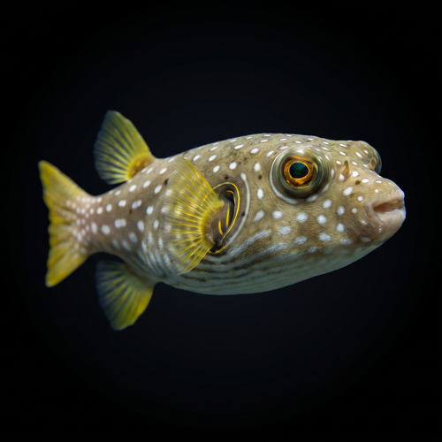 Stars & Stripes Puffer - Arothron hispidus