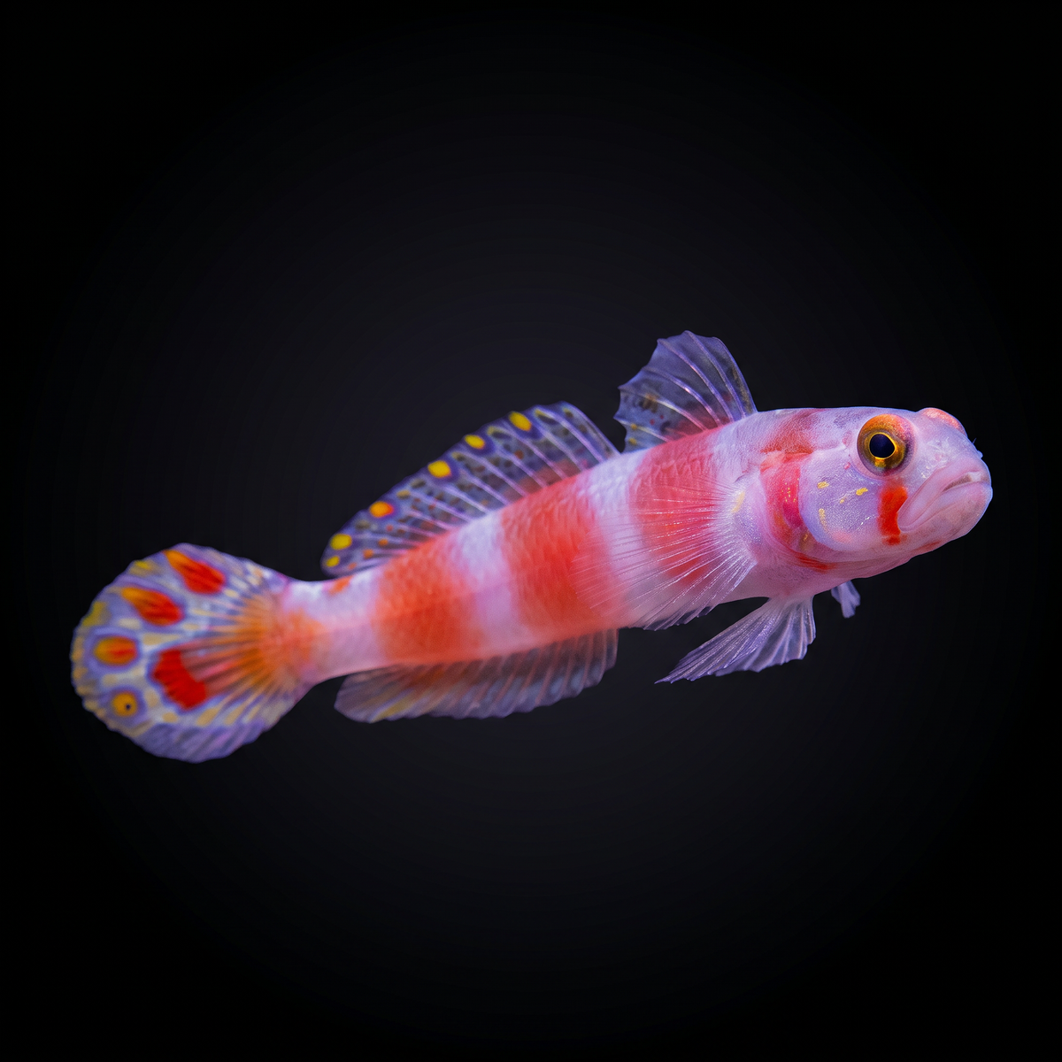 Flagtail Pinkbar Goby saltwater fish care guide