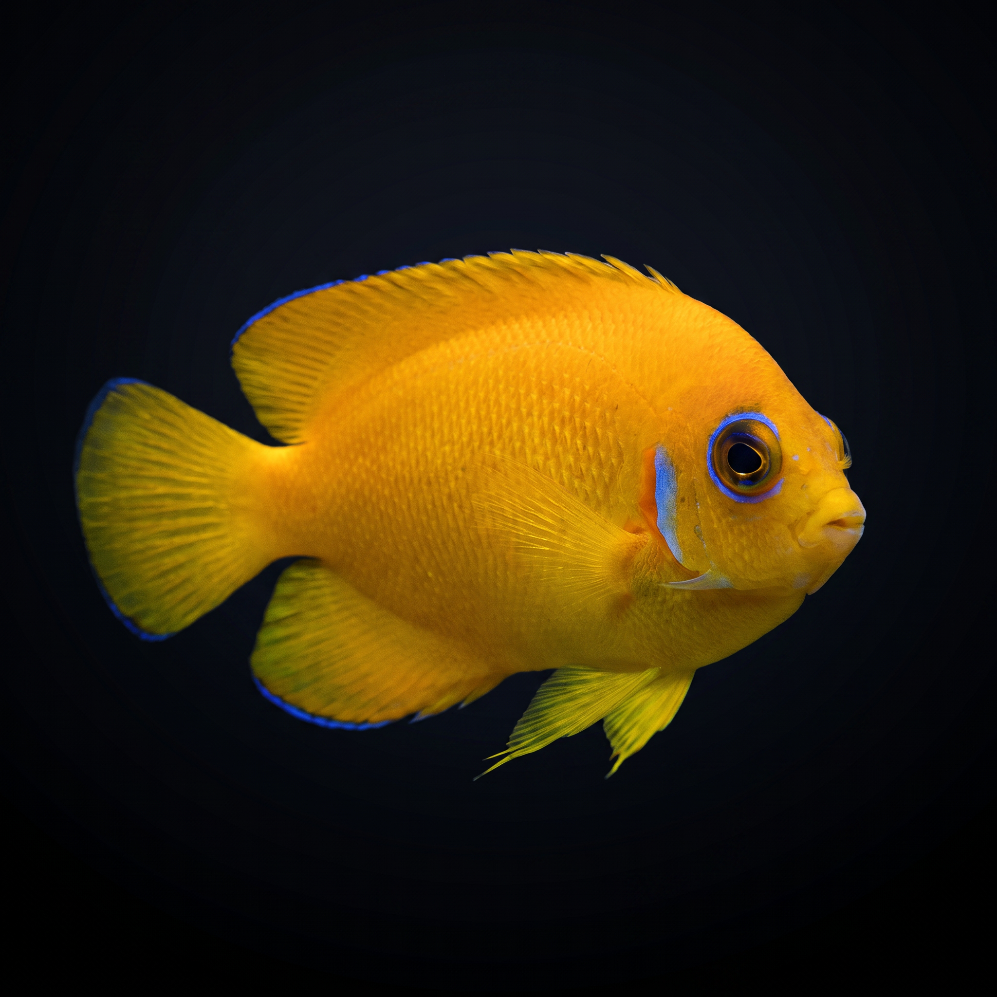 Lemonpeel Angelfish - Fiji - Centropyge flavissima