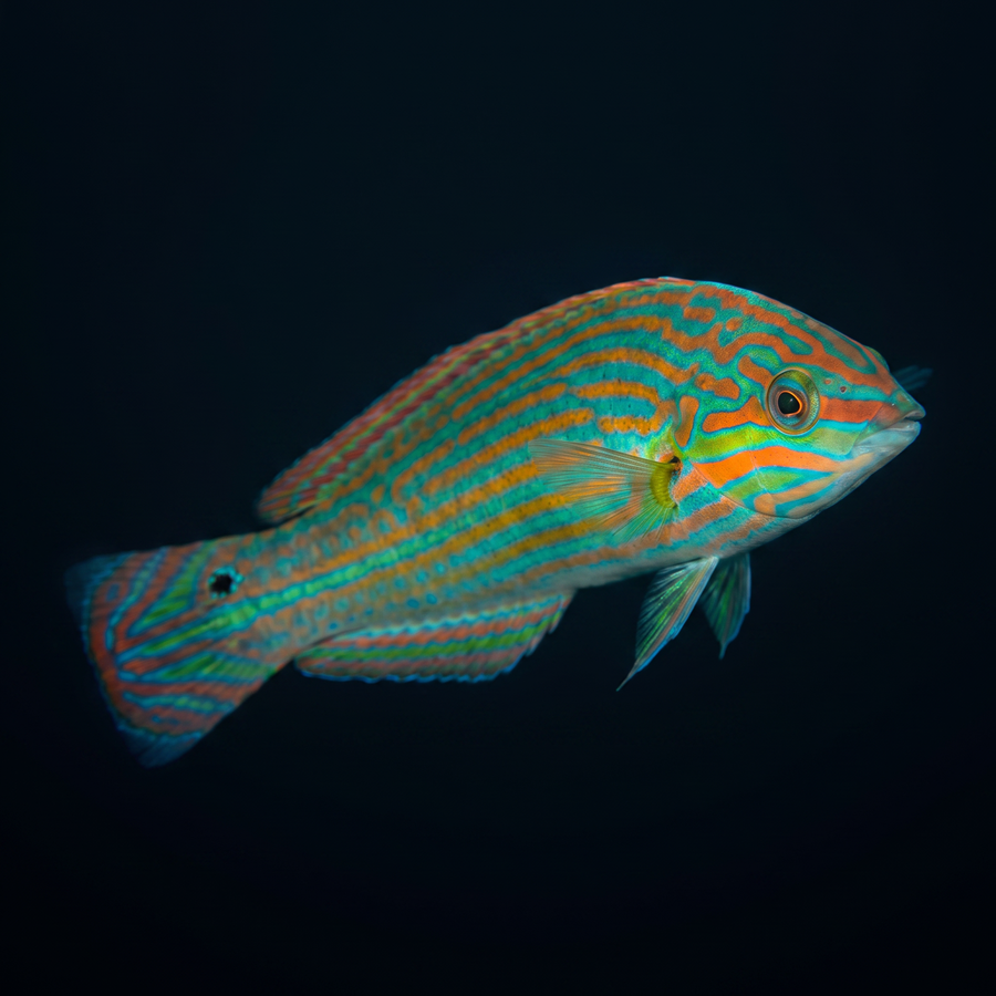 Melanurus Wrasse - Male - Halichoeres melanurus