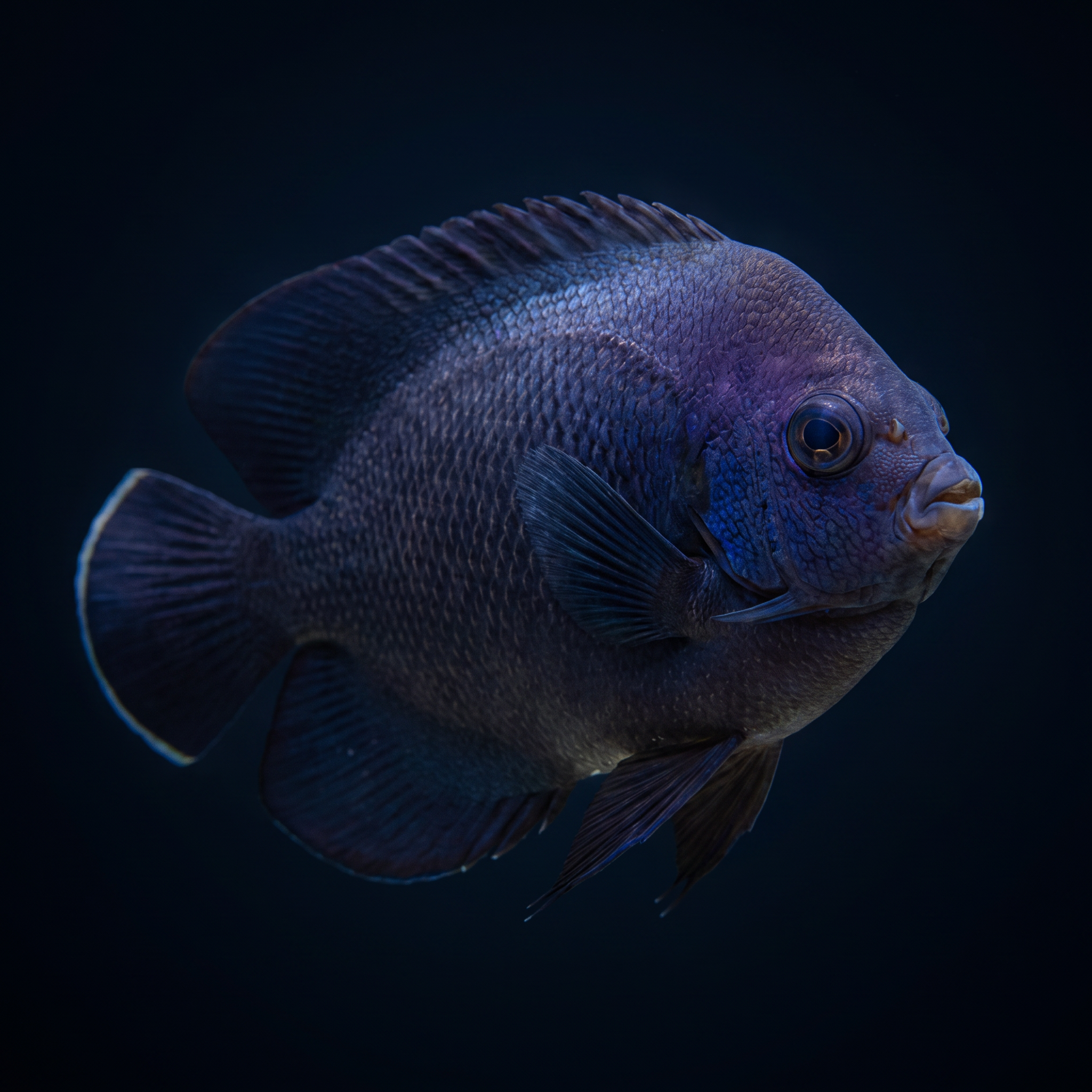 Midnight (Nox) Dwarf Angelfish