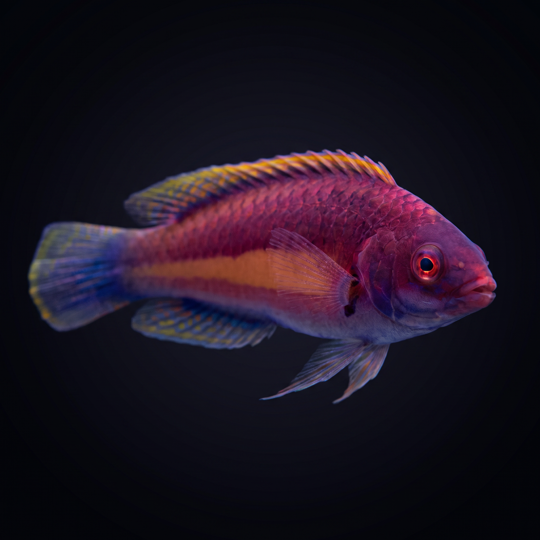 Purple Velvet Fairy Wrasse - Male