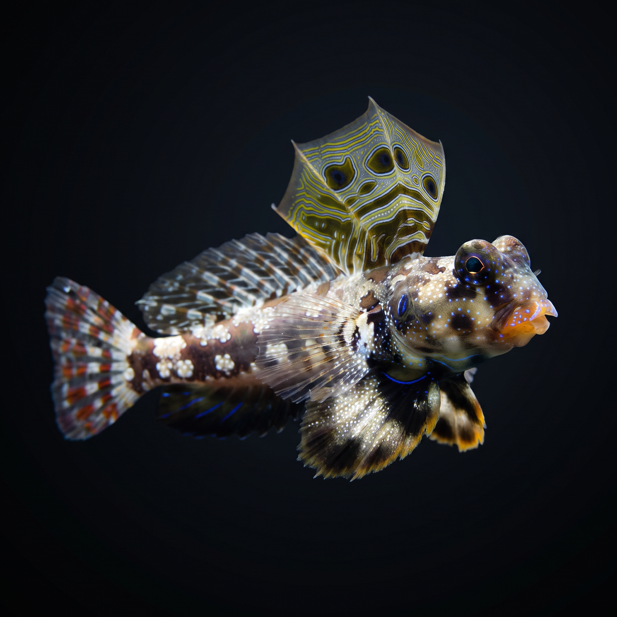 Scooter Blenny Dragonette saltwater fish care guide