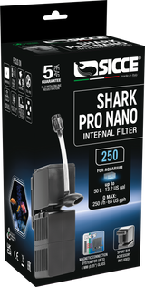 Shark PRO Nano 250 Internal Filter (65 GPH) - Sicce