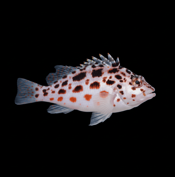 Spotted Hawkfish saltwater fish care guide