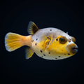 Dogface Puffer - Yellow Belly