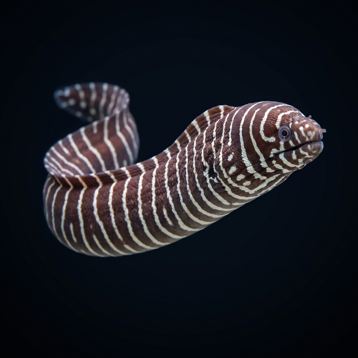 Zebra Moray Eel saltwater fish care guide