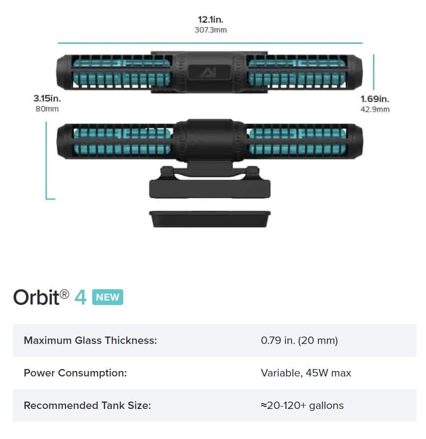Orbit 4 Cross-Flow Pump - AquaIllumination